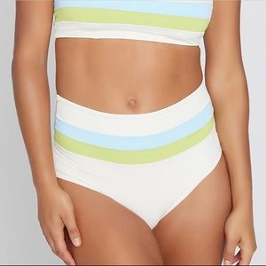L Space Striped Bikini Bottoms